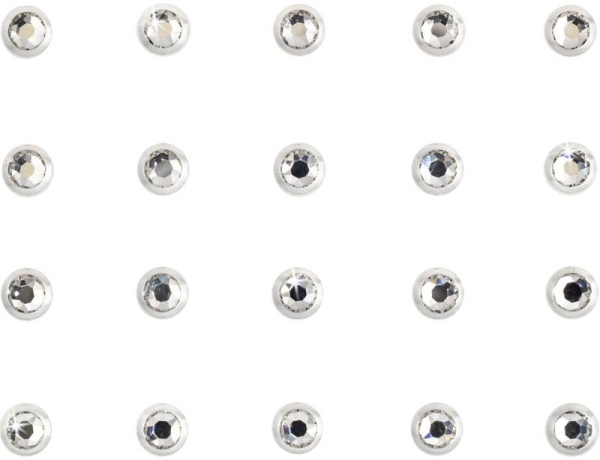 Rhinestones 2 Silber-Kristall 1016070DE Körperschmuck Makeup Art Swarovski Crystal