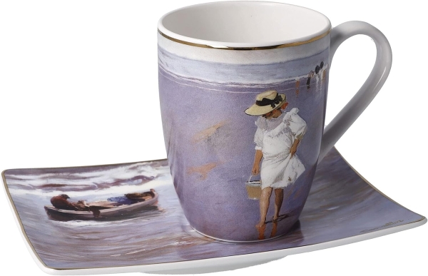 Tasse Becher AFTER SUNSET Joaquin Sorolla 400ml Goebel Porzellan