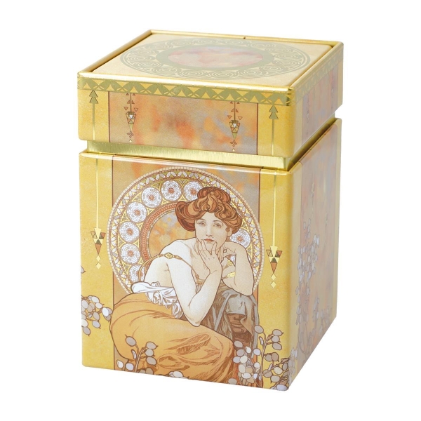 Goebel Topas - Künstlerdose Alphonse Mucha Neuheit 67065161 Teedose Kaffeedose Dose