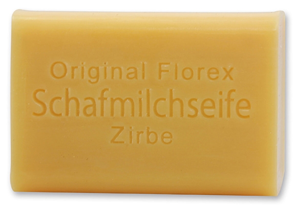 Florex Schafmilchseife Zirbe 100 g Frei von Füllstoffen, Silikonen und Erdöl