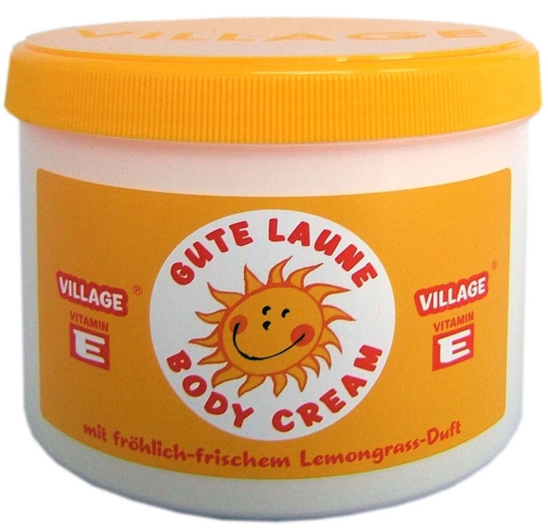 Village Cosmetics Gute Laune Bodycream mit Vitamin E, 500 ml 9506-45 Feuchtigkeitscreme