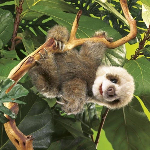 Folkmanis Handpuppe Faultierbaby / Baby Sloth 2927