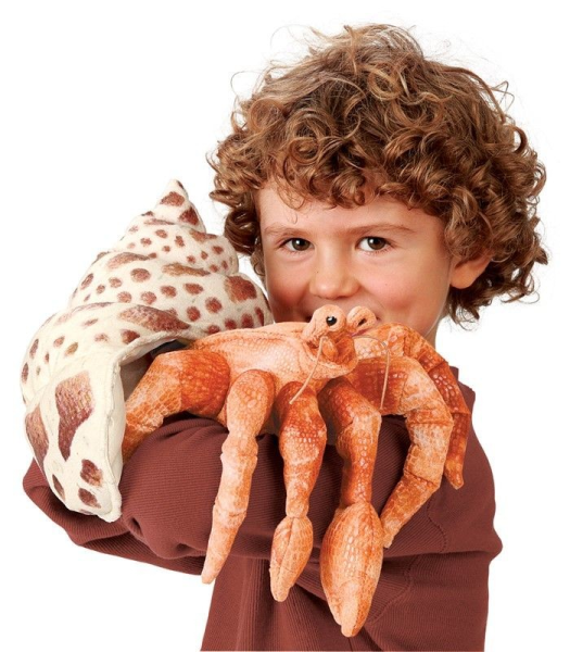 Folkmanis Einsiedlerkrebs 2867 Handpuppe 33cm