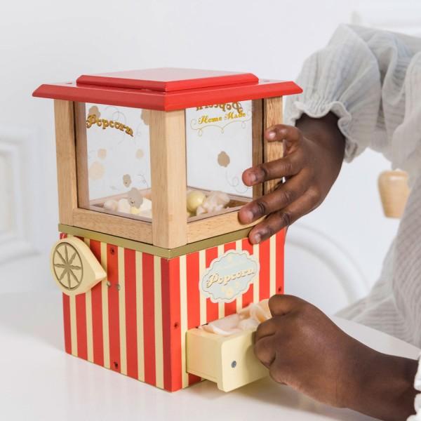 Le Toy Van  Honeybake Rollenspiel Retro-Popcornmaschine aus Holz für Kinder | Rollenspiel Kino, Küche oder Filme