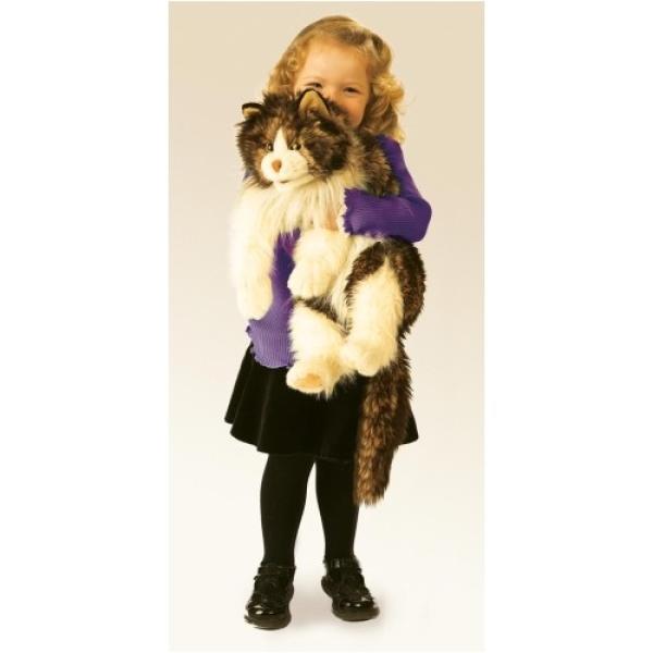 Wuschelige Katze / Ragdoll Cat 2558 Folkmanis Puppet