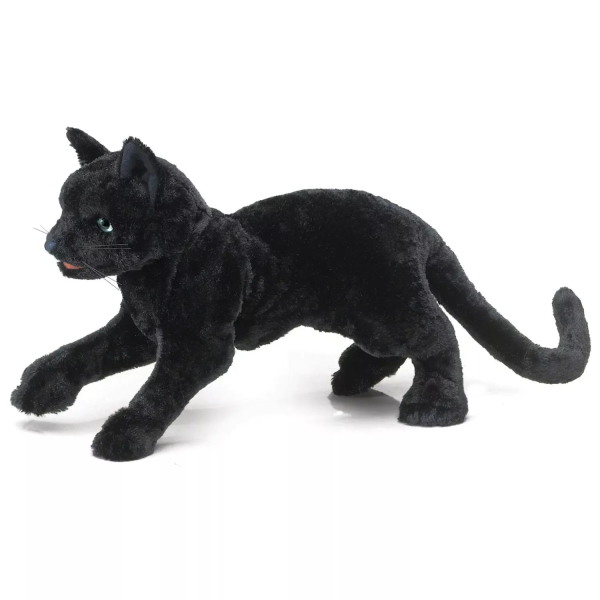 Folkmanis Cat Puppet handpuppe schwarz, 23 Centimeters