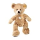 Steiff Teddybär Fynn - 40 cm - Teddy Kuscheltier für Kinder - beweglich & waschbar - beige (111679)