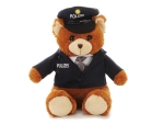 Polizist Euro Souvenirs Kuscheltier Bär 30841 aus Plüsch  weiches Stofftier