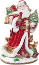 Fitz & Floyd Figur Santa mit Geschenken 48cm 51000411 Handarbeit Einzigartiges Sammlerstück