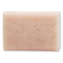 Florex Schafmilchseife 8043 Peeling mit Mohn rosa hochwertige Seife mit Peelingeffekt massiert die Haut 100 g