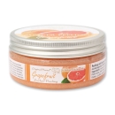 Florex Körper Salz Peeling Grapefruit mit biologischer Schafmilch Seidenweiche Haut Reinigung Pflege 200 ml