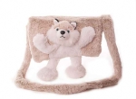 Inware Kindermuff super-flauschig mit Tiermotiv - Husky (23 x 20 cm)