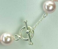 12mm Set Armband-Kette-Ohrringe Rose NEU (MOP)