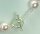 12mm Set Armband-Kette-Ohrringe Rose NEU (MOP)