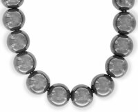 Hämatit Armband mit 10mm Hämatit Perlen auf doppelten Gummiband AR005