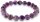 Amethyst Armband mit 10mm Amethyst Perlen auf doppelten Gummiband AR001