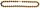 Perlmutt Gold Kette 46cm, ca. 10mm Perlengröße Collier Halskette Mother-of-Pearl MOP03