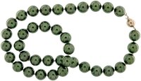 Perlmutt Olive Kette 46cm, ca. 10mm...