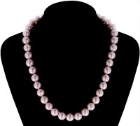 Perlmutt Rosé Kette 46cm, ca. 10mm...