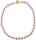 Perlmutt Rosé Kette 46cm, ca. 10mm Perlengröße Collier Halskette Mother-of-Pearl MOP01