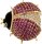 Brosche Käfer goldfarben mit pinken und weissen Strass Steinen BR006