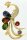 Brosche Pfau golfarben mit verschieden bunten Steinen und Strass BR001