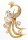 Brosche Pfau goldfarben mit weissen Strass Steinen BR002