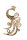 Brosche Pfau goldfarben mit weissen Strass Steinen BR002