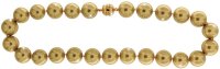 Perlmutt Kette Gold 45cm ca.16mm Collier Halskette Mother-of-Pearl MOP11