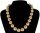 Perlmutt Kette Gold 45cm ca.16mm Collier Halskette Mother-of-Pearl MOP11