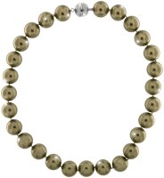 Perlmutt Kette Light Grün 45cm ca.16mm Collier...
