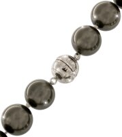 Perlmutt Kette Grau 45cm ca.16mm Collier Halskette Mother-of-Pearl MOP08