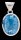 Blautopas Blue Topaz Anhänger in Sky Blue Sehr Groß 925 Silberfassung gesamt ca. 34 Gramm 169ct Augenrein