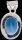 Blautopas Blue Topaz Anhänger in Sky Blue Sehr Groß 925 Silberfassung gesamt ca. 34 Gramm 169ct Augenrein