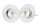 Damen Ohrstecker Ohrringe aus Runden, weißen Süsswasser Zuchtperlen Stecker aus 925 Sterling Silber Stecker grosser Silikon Tellerverschluss Perlengröße 4.5-5mm