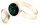Silber Ring mit 2 Swarovski Crystal 1*Emerald (Smaragd) grün 1*Crystal Clear 925 Silberfassung größe änderbar gesamt ca. 3,4 Gramm 17 ct handgearbeitet, rhodiniert, handgemacht in Italien AT0578REC