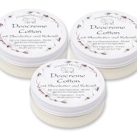 Deocreme Cotton 3x40ml Florex mit biologischer Schafmilch...