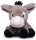 Inware 7144 - Kuscheltier Esel Karli, beige/grau, sitzend 17 cm, Schmusetier, Plüschtier