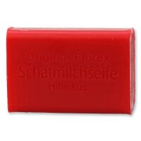 Florex Schafmilchseife Hibiskus 100 g Stück Seife...