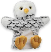 Inware 6096 Handpuppe Schneeeule schwarz/weiß 22cm...