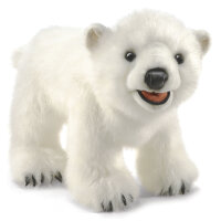 Folkmanis Eisbärenjunges / Polar Bear Cub Handpuppe...
