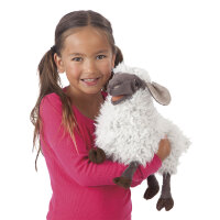 Folkmanis 3058 Handpuppe, Grau – weiß...
