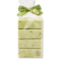 Schafmilchseife eckig 4x100g, Eisenkraut verpackt in...
