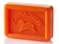 Ovis Hansen Schafmilchseife Sanddorn100g Eckig 8,5 X 6 CM...