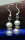 3-er Zucht-Perlenset weiss 6mm Armband+Kette+Ohrringe