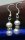 3-er Zucht-Perlenset weiss 6mm Armband+Kette+Ohrringe