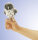 Folkmanis 2638 Fingerpuppe, grau Mini Eule Mini Spotted Owl
