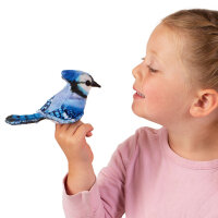 Folkmanis Fingerpuppe Puppet Mini Blauhäher/ Mini Blue Jay 2785