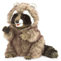 Folkmanis 3075 Raccoon Hand Puppet Waschbär