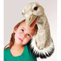 Folkmanis 2872 Vogel Strauß für die Puppenbühne / Ostrich Stage Puppet